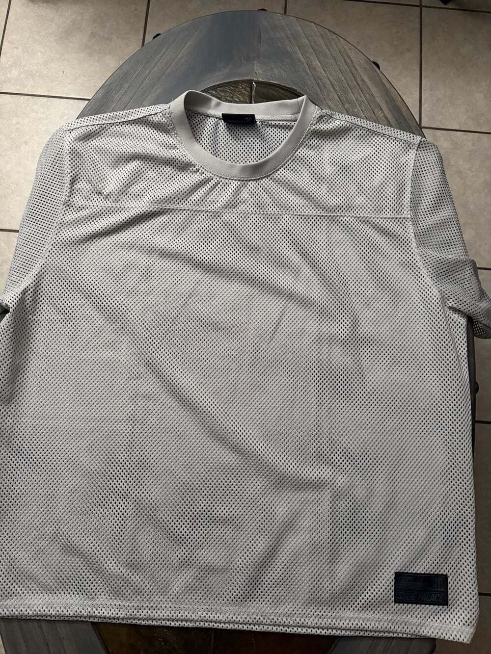 Maison Article Boxy Mesh Mens Jersey Grey Size 2XL